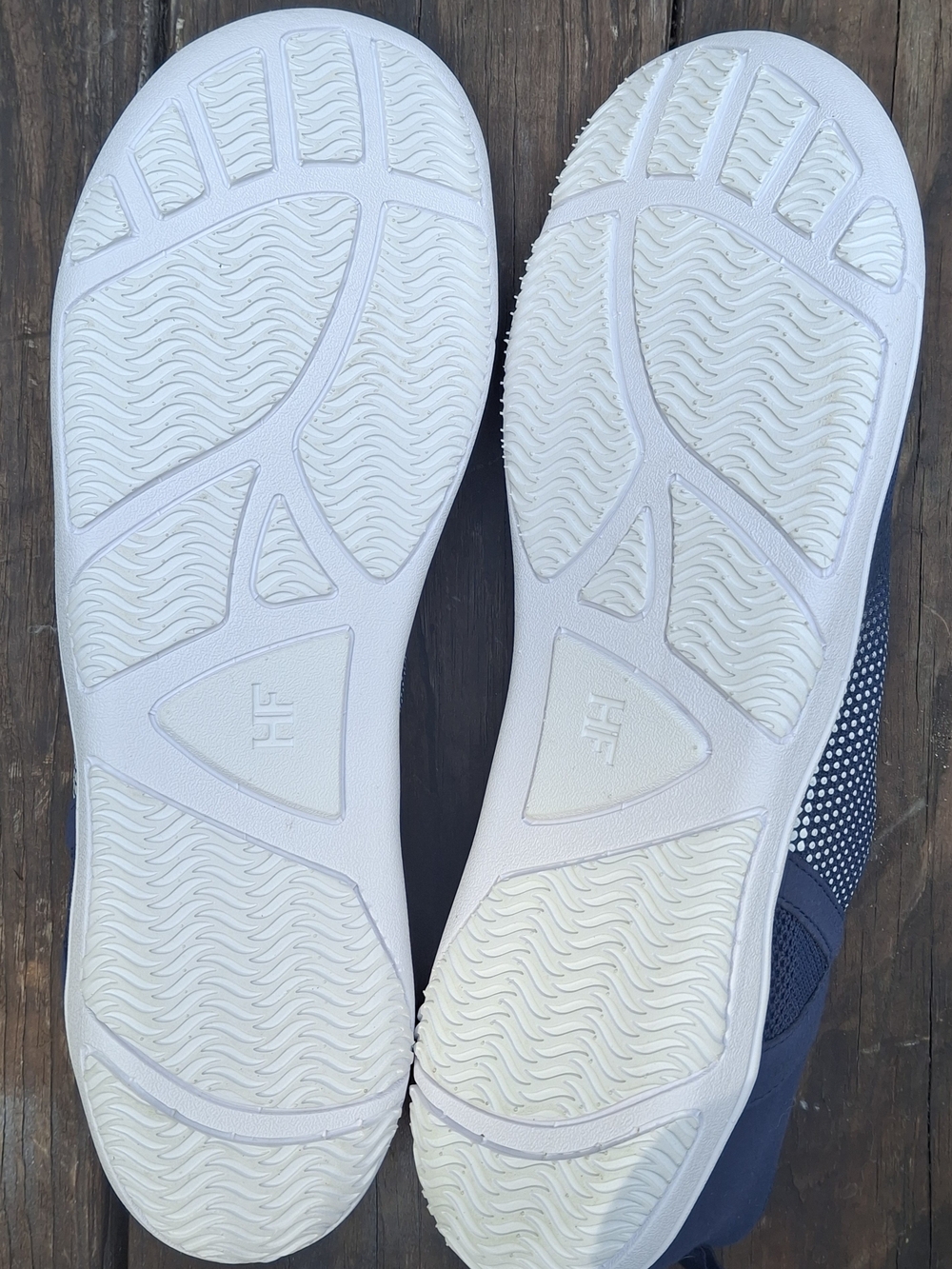 HF Navy Stride Knit Sneakers - Picture 12 of 14